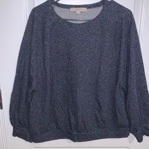 A sparkly Loft Crewneck - used